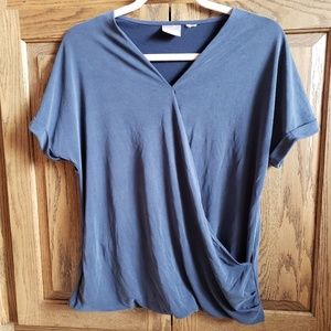 Chico's super soft faux wrap top, beautiful blue!